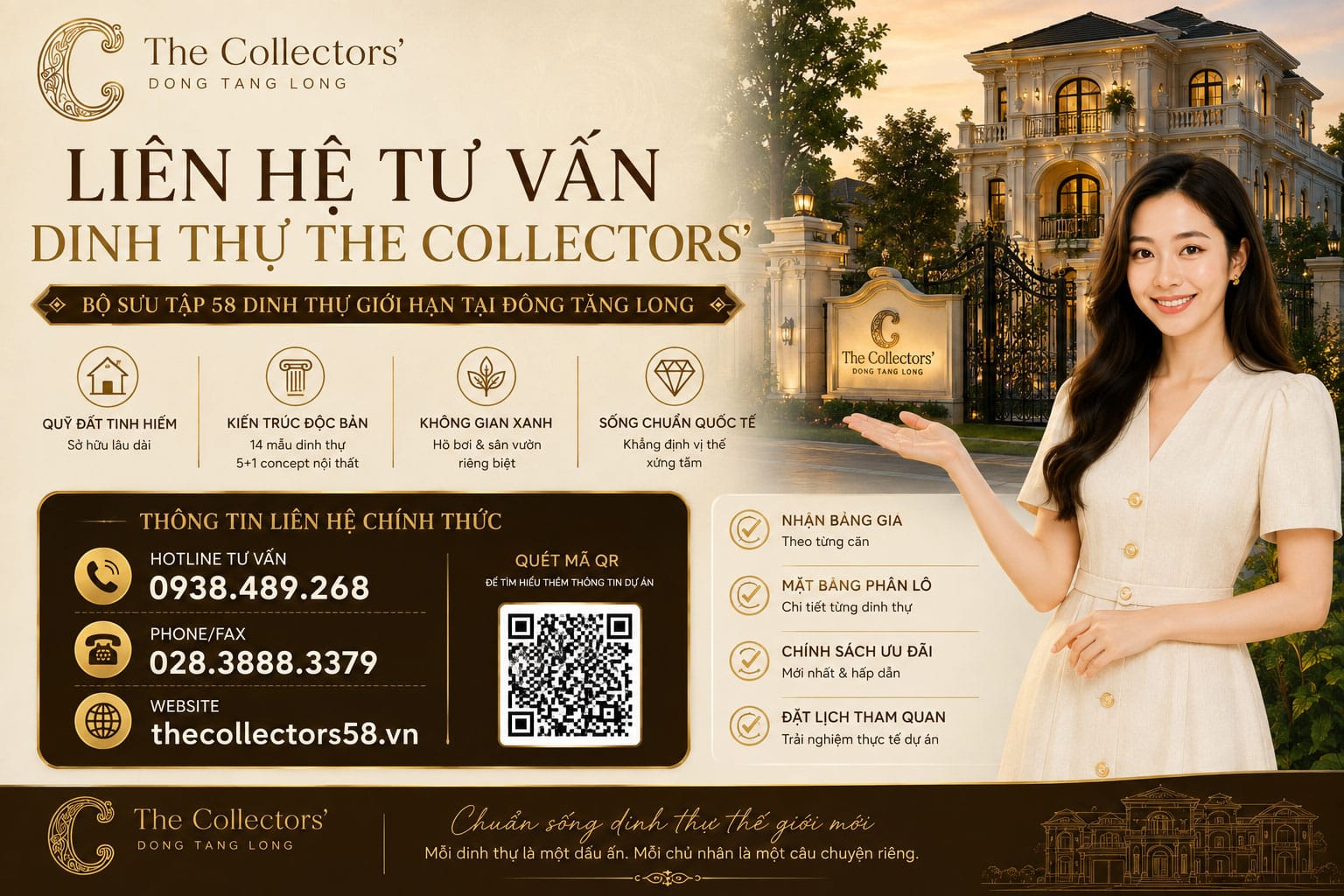 Liên hệ tìm hiểu 14 mẫu dinh thự The Collectors'