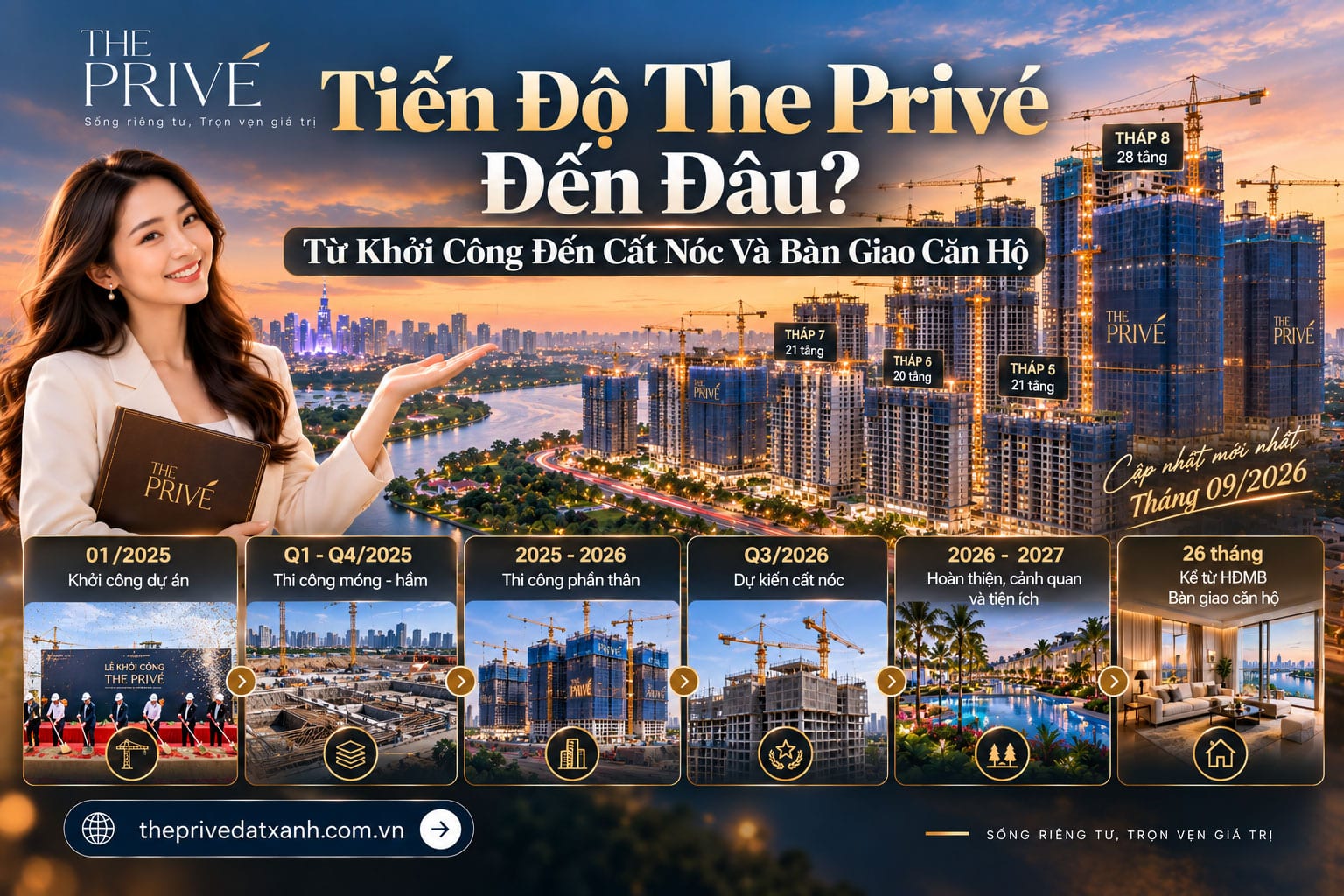 Tiến Độ The Privé Đến Đâu?