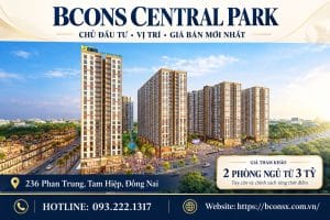 Bcons Central Park: Chủ đầu tư, vị trí, giá bán mới nhất